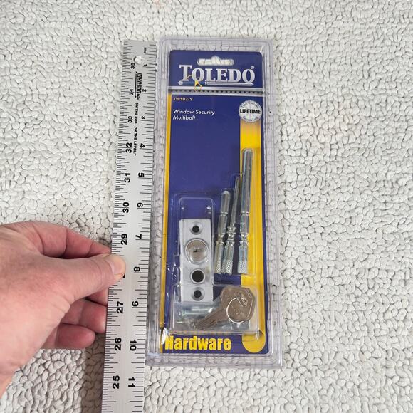 Toledo Window Security Multi Bolt TWS02-S Hinged Casement, Vert. Sash, Sliding - Picture 9 of 10